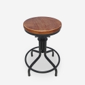 Taburete para barra de cocina de estilo industrial y ajustable con tornillo de rosca Skape Venta