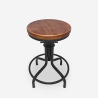 Taburete para barra de cocina de estilo industrial y ajustable con tornillo de rosca Skape Venta