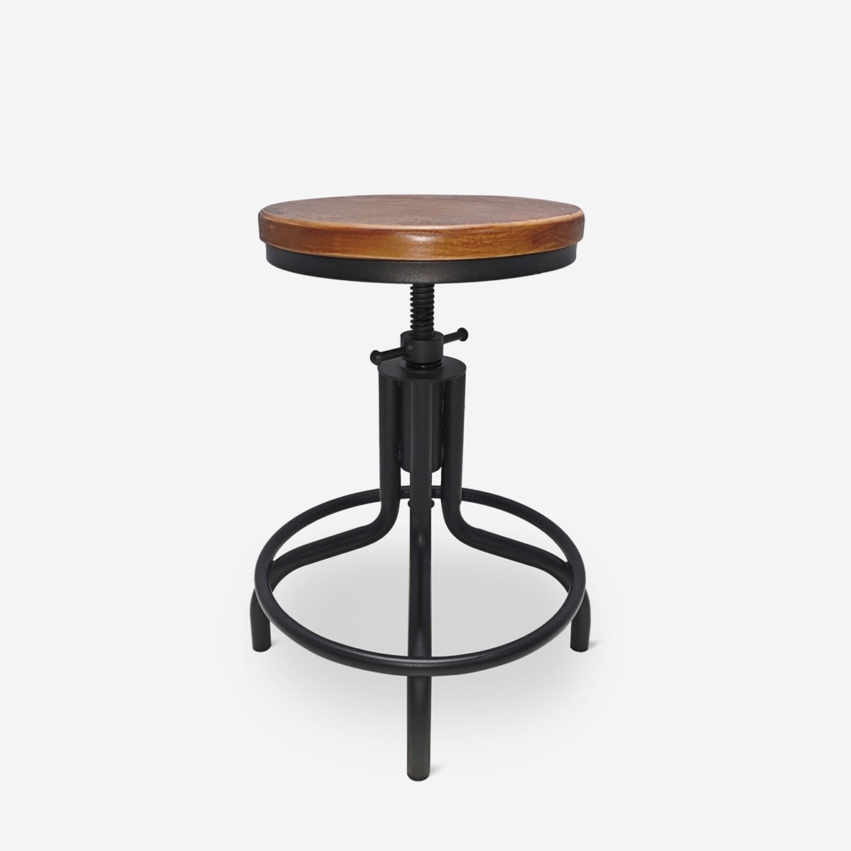 Taburete para barra de cocina de estilo industrial y ajustable con tornillo de rosca Skape Promoción Taburete para barra de cocina de estilo industrial y ajustable con tornillo de rosca Skape Promoción
