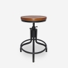 Taburete para barra de cocina de estilo industrial y ajustable con tornillo de rosca Skape Promoción