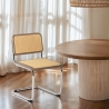Silla cantilever moderna vienesa para cocina y comedor Erys Stock