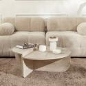 Mesa de centro de diseño asimétrico 90x60cm Orion Venta