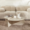 Mesa de centro de diseño asimétrico 90x60cm Orion Venta