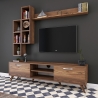 Mueble de pared para TV con estante y compartimentos abiertos 180x35cm Mary Oferta