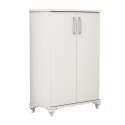 Mueble multifuncional y zapatero para entrada de 2 puertas y 5 compartimentos Asta Descueto