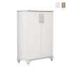 Mueble multifuncional y zapatero para entrada de 2 puertas y 5 compartimentos Asta Promoción
