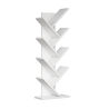 Librería de suelo h128cm moderna con 7 estantes oblicuos Hitty Rebajas