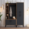 Mueble de entrada con armario perchero y zapatero 150x200 cm Viyana L Venta
