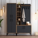 Mueble de entrada con armario perchero y zapatero 150x200 cm Viyana L Oferta