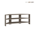 Mueble de TV esquinero con 3 estantes 110x36cm Thales Promoción