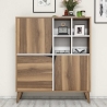 Aparador multiusos para salón o recibidor con puertas 100x115x30 cm Pulse Venta