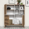 Aparador multiusos para salón o recibidor con puertas 100x115x30 cm Pulse Oferta