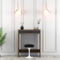 Tocador de maquillaje con cajón y 15 compartimentos 70x40cm Lizbon Oferta