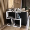 Mesa auxiliar librería para sofá con estantes 60x20cm Life Venta