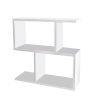 Mesa auxiliar librería para sofá con estantes 60x20cm Life Rebajas