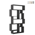 Estantería de pared moderna con 10 compartimentos 96x25x168cm Karmato Promoción