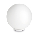 Lámpara de mesa redonda de vidrio blanco Ø30cm Area L Oferta