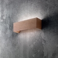 Aplique de pared LED rectangular moderno en madera Badia-P Promoción