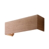 Aplique de pared LED rectangular moderno en madera Badia-P Venta