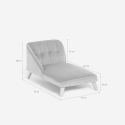 Sofá chaise longue para perros y gatos de terciopelo Serin Coste