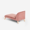 Sofá chaise longue para perros y gatos de terciopelo Serin Características