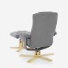 Sillón relax ergonómico con masaje, calor y reposapiés Nairo Oferta