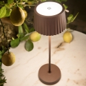 Lámpara de mesa inalámbrica regulable táctil para interior/exterior Macao Venta
