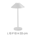 Lámpara de mesa portátil sin cables touch para interior/exterior Moon Modelo
