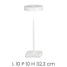 Lámpara de mesa sin cables regulable táctil para interior/exterior Tap Características