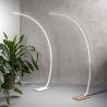 Lámpara de pie arco con LED en metal H160cm Keep Descueto