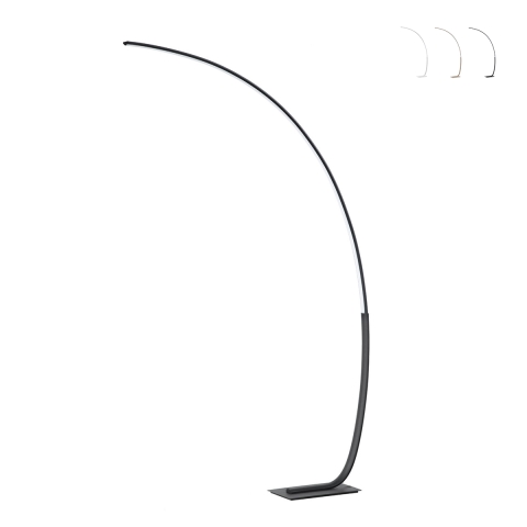 Lámpara de pie arco con LED en metal H160cm Keep Promoción