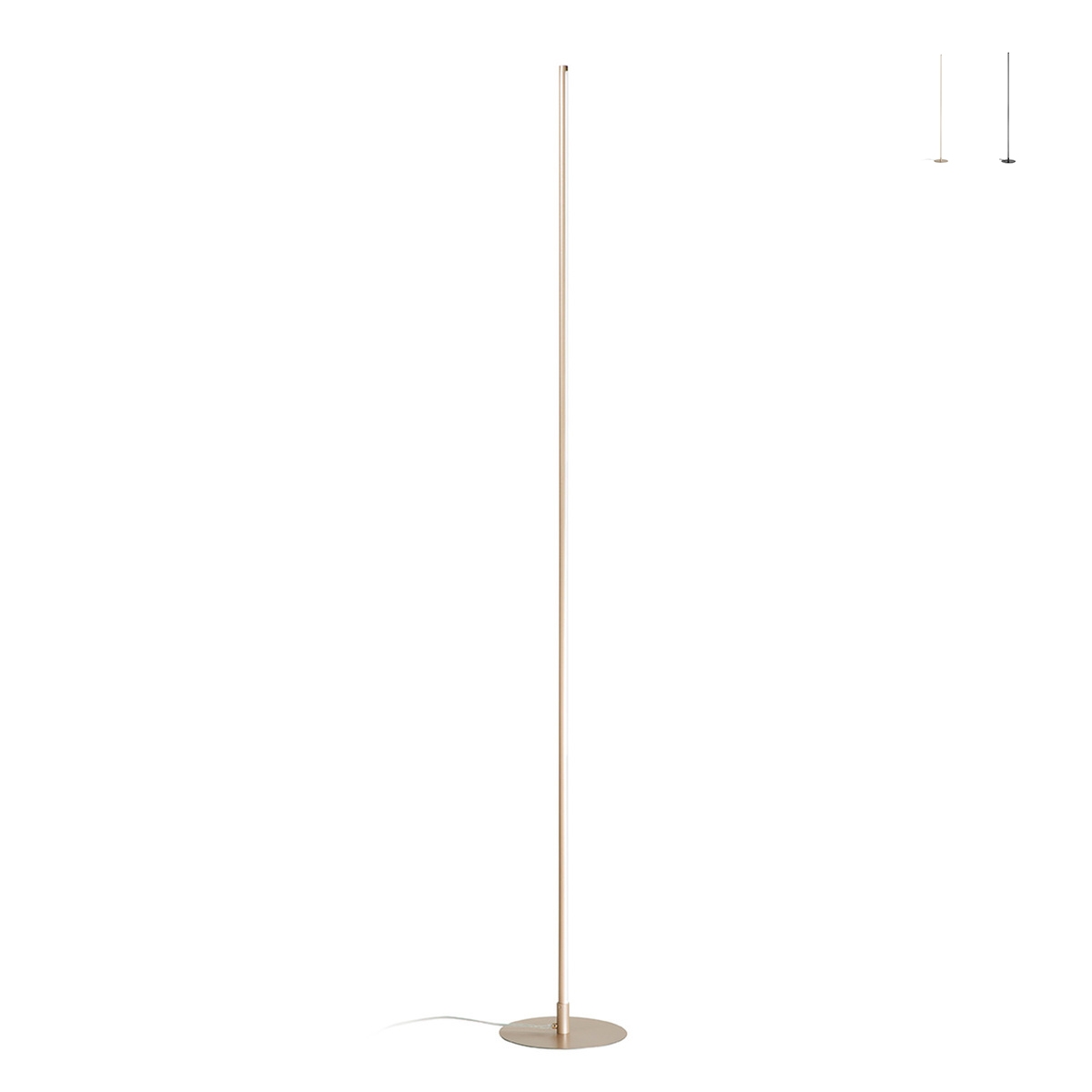 Lámpara de pie LED regulable de metal H165cm Genius T Oferta