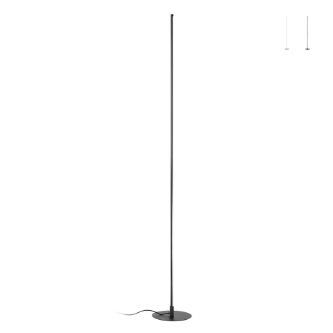 Lámpara de pie LED regulable de metal H165cm Genius T Promoción