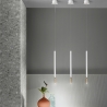 Lámpara colgante con LED de metal pintado Tubic Venta