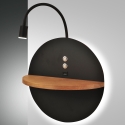 Lámpara de pared LED moderna con cargador USB para dormitorio Dual Oferta