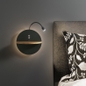 Lámpara de pared LED moderna con cargador USB para dormitorio Dual Descueto