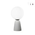 Lámpara de mesa moderna de cemento con pantalla redonda H33cm Rock Table Promoción