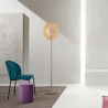 Lámpara de pie LED H170cm de metal y vidrio Jokey PT Descueto