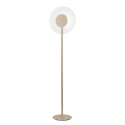 Lámpara de pie LED H170cm de metal y vidrio Jokey PT Elección