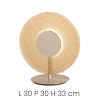 Lámpara de mesa LED con vidrio granulado Candy LT Características