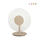Lámpara de mesa LED con vidrio granulado Candy LT Rebajas