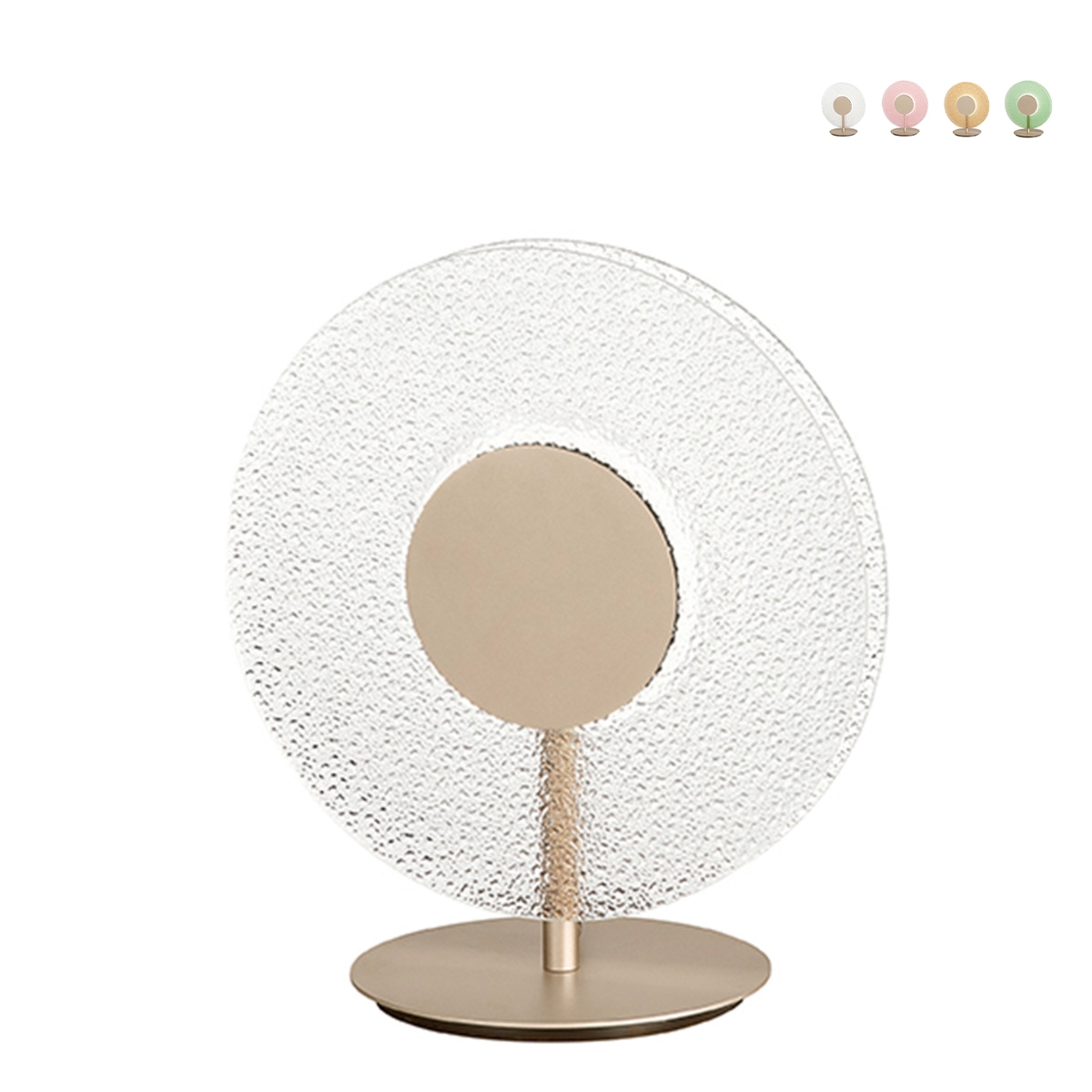 Lámpara de mesa LED con vidrio granulado Candy LT Rebajas