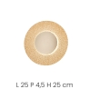 Aplique de pared redondo LED de vidrio Ø45cm Candy AP Coste