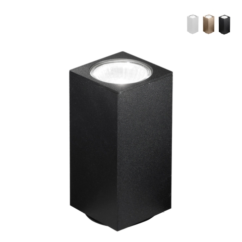 Plafón rectangular de techo en aluminio H12cm Aloa Promoción