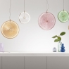 Lámpara colgante LED Ø30cm con vidrio decorativo Jokey S Descueto