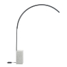 Lámpara de pie en arco de metal con LED H215cm Biblio M Oferta