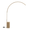 Lámpara de pie arco de metal con LED H215cm Biblio Descueto