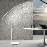 Lámpara de pie con LED regulable H202cm en metal Folaga Descueto
