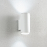 Aplique exterior de aluminio doble luz H19cm Nevada Rebajas