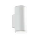 Aplique exterior de aluminio doble luz H19cm Nevada Medidas